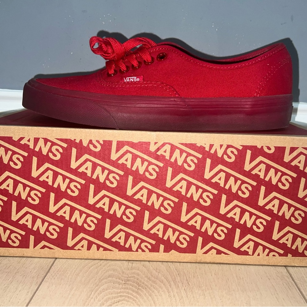 Vans Authentic Canvas Sneaker - Red